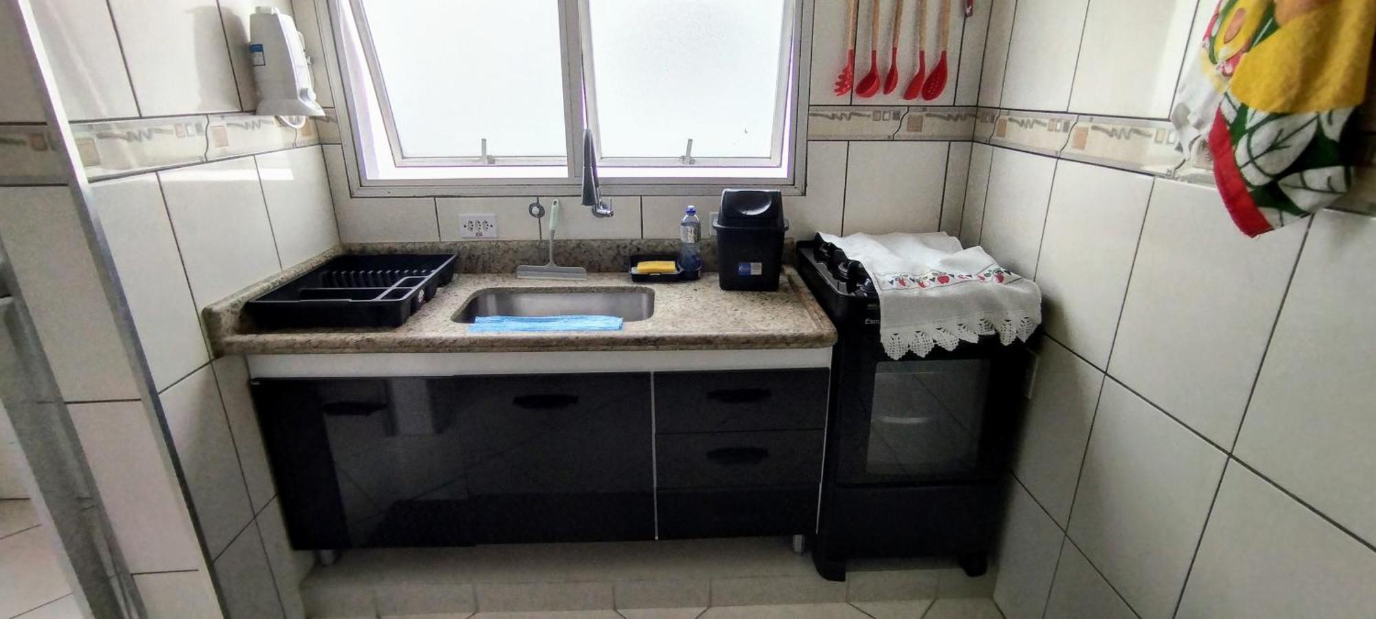 Apartamento - Praia Das Asturias Guarujá Szoba fotó